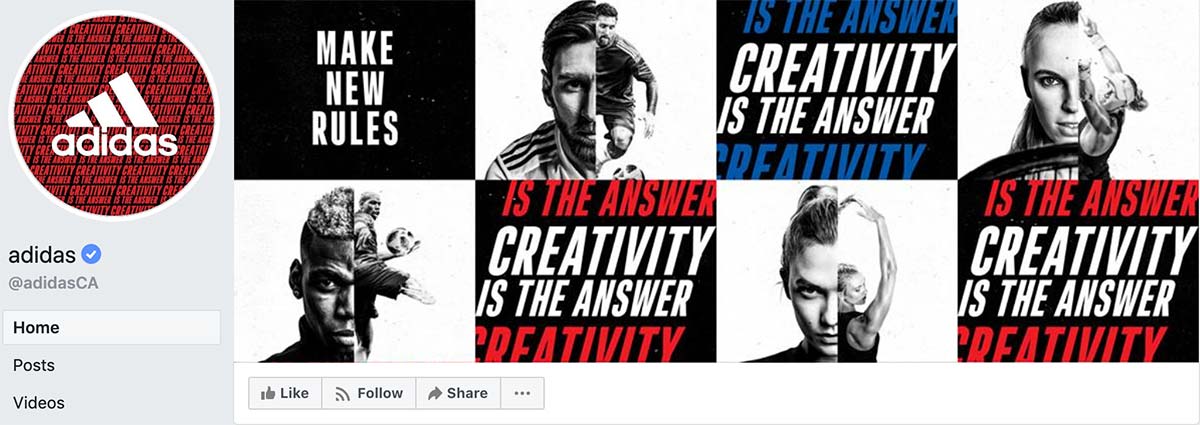 Adidas Facebook Cover
