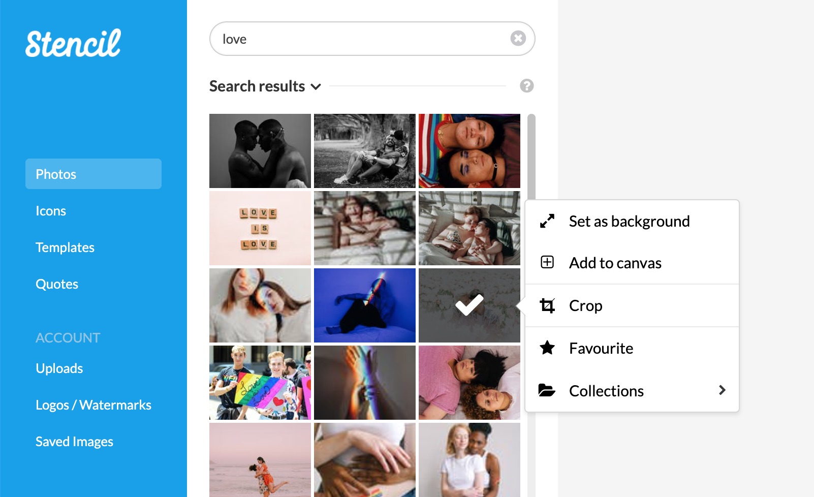 Sample Pexels Photo Search