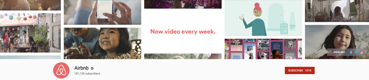 YouTube Channel Art Airbnb Example