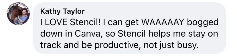 Facebook Canva Comment