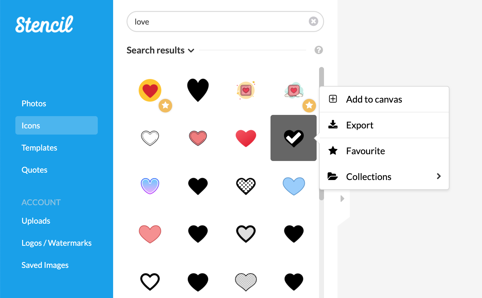 Sample Icons8 Search